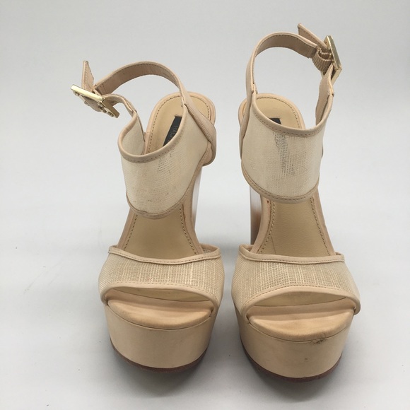 raffia sandals heels